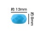 ��� 2�� �ѷ��� 13mm��8mm �� �֥롼 �� �� �� �ͥå��쥹 �ԥ��� ������ �ϥ�ɥᥤ�� ���ѥå��֥롼 �Ǻ� ���������饹 �ӡ��� �ѡ��� �������ӡ��� ���饹�ӡ��� ���������꡼
