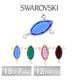 ������ե����� ����ͥ륹�ȡ��� �ޡ����� ��12�� 1�� 15��7mm -3���� SWAROVSKI �ѡ��� ���������꡼ �ϥ�ɥᥤ�� ��� ���� ���� �Ǻ�