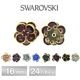 ������ե����� ����ͥ륹�ȡ���ܥ��� #408 ��24�� 1�� 16mm SWAROVSKI �ѡ��� ���������꡼ �ϥ�ɥᥤ�� ��� ���� ���� �Ǻ�