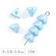 �������ӡ��� �ϡ��եԥ�� ��4��5.8��5.4mm 10�� �ѥ��ƥ륢���� ���� �ԥ�ߥå� ��� �ϥ�ɥᥤ�� ���饹 �ӡ��� �ԥ��� ������ �ͥå��쥹 ���������꡼