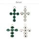 ������ե����� ���� �к� ������ 6�Х����� �� ��18�� 1�� 11��18mm SWAROVSKI �ѡ��� ���������꡼ �ϥ�ɥᥤ�� ��� ���� ���� �Ǻ�