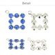 ������ե����� ���� �к� ������ 8�гѥɡ��ʥ� ��12�� 1�� 9��9mm P18-1R SWAROVSKI �ѡ��� ���������꡼ �ϥ�ɥᥤ�� ��� ���� ���� �Ǻ�