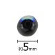 �������ӡ��� �ʥĥ� �����Х� 7��5mm 10�� �����å�AB ��� �ϥ�ɥᥤ�� ���饹 �ӡ��� �ԥ��� ������ �ͥå��쥹 ���������꡼
