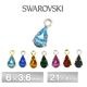 ������ե����� ���� �к� ������ �ɥ��å� ��21�� 2�� 6��3.6mm -1 SWAROVSKI �ѡ��� ���������꡼ �ϥ�ɥᥤ�� ��� ���� ���� �Ǻ�