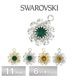 ������ե����� ���� �к� ������10�Х������� ��6�� 1�� 11mm P18-1R SWAROVSKI �ѡ��� ���������꡼ �ϥ�ɥᥤ�� ��� ���� ���� �Ǻ�