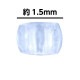 �������ӡ��� ���꡼���å� 1.5mm 3�ܡ�1�ܤ�������45cm�˥��ꥹ���� �þ� �����ɥӡ��� ��� �ϥ�ɥᥤ�� ���饹 �ӡ��� �ԥ��� ������ �ͥå��쥹 ���������꡼