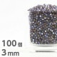 �������ӡ��� �������� �����Х� �Х������� 100�� �ޥ��󥫥å� 3mm �� ��å� ���᥸����W������ ���饹�ӡ��� �ѡ���