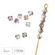 �������ӡ��� �����Х� 3mm 100�� ���᥸����W������2 �������� �Х������� �ޥ��󥫥å� �������� �Х������� ���饹 �ӡ��� ��� �ϥ�ɥᥤ�� ���������꡼ �ѡ��� ����