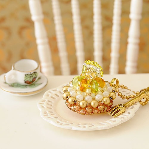 ビーズファクトリー スウィーツチャームキット♪フレッシュ・レモン