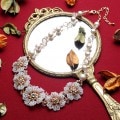 Lace Flower Necklace  N-87 �ں�ȡ�Shinon*  ���襤���Τ֡�