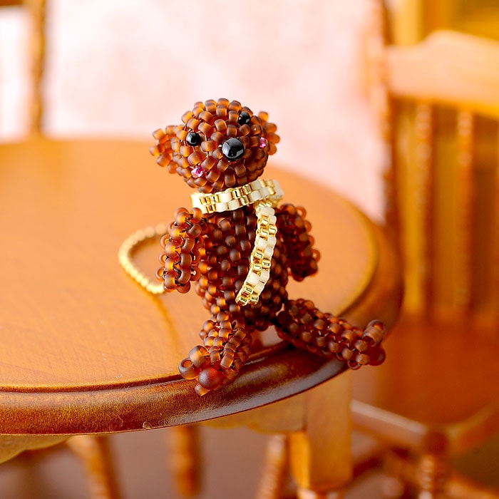 ���ӡ��٥���On beads stich��  �ں�ȡ����ΤϤ�ߤ��Little��B��.�ˡ�