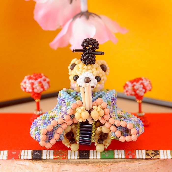 テディベアシリーズ～ひな祭り・お内裏様～ 【ビーズマニア