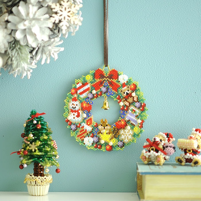 ステッチリース～Merry Christmas～ 【ビーズマニア】 | アイテムで