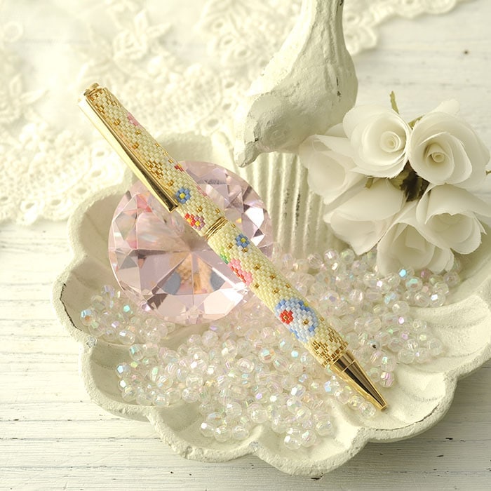 彩とりどりのふんわり花手毬ペン | アイテムで探す,実用小物キット