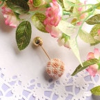 flourball pin brooch�ʥԥ󥯡�  �ں�ȡ�����������atelier embellir�ˡ�
