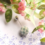 flourball pin brooch�ʥߥ�ȡ�  �ں�ȡ�����������atelier embellir�ˡ�