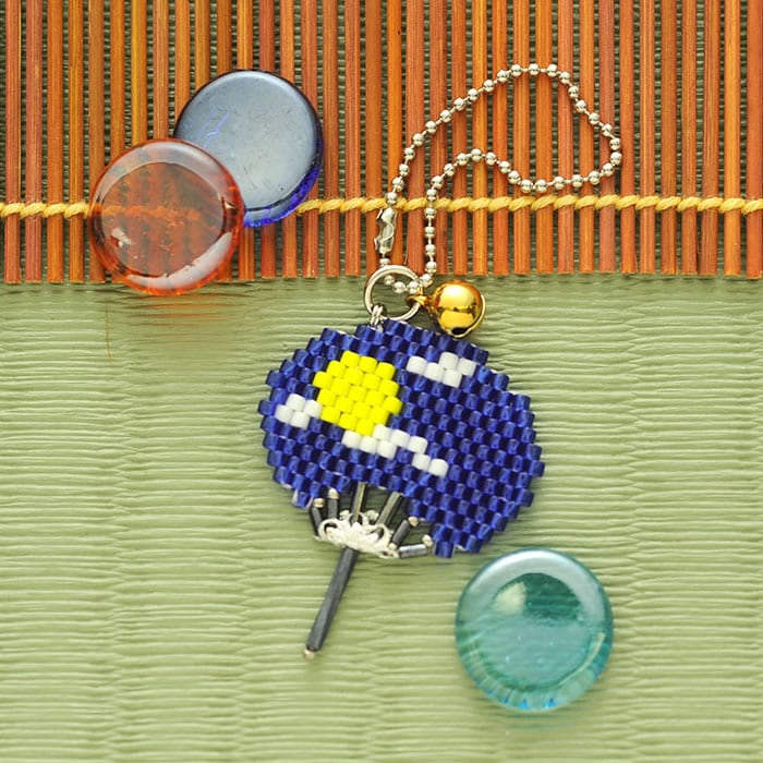 ビーズファクトリー シェイプドステッチで作る夏の風物詩～うちわ