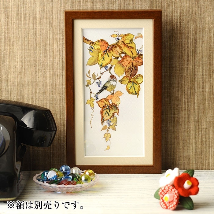 ビーズファクトリー ～Beads Decor～蔦・モズ（10月） ※額は別売り BHD