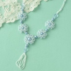 petitflower necklace ����ǥ���ȥ饤�ȥ֥롼  �ں�ȡ�����������atelier embellir�ˡ�