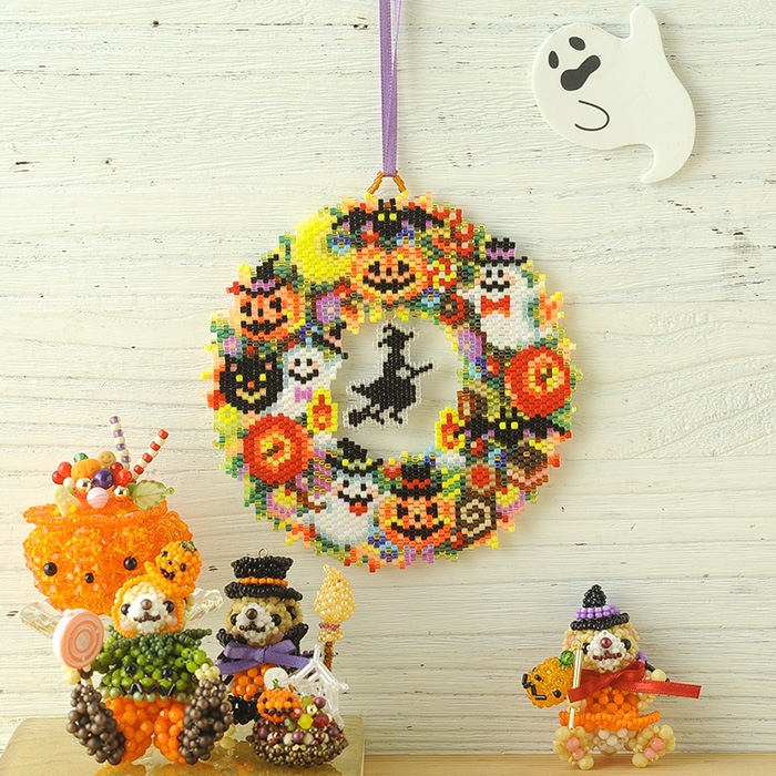 ステッチリース～Halloween～ 【ビーズマニア】 | アイテムで探す