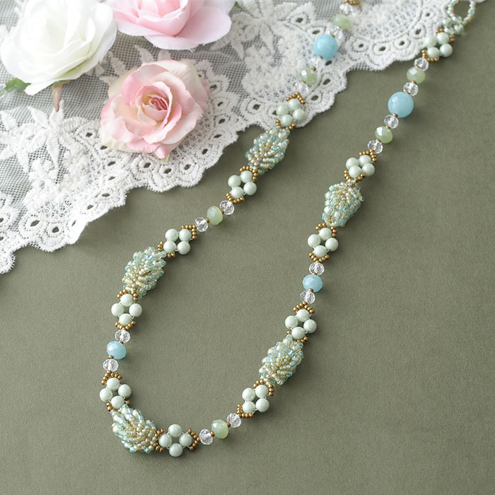 北へ。　アクセサリーキット　美品 プリマヴェーラ グリーン NE-153GR 【作家：青木恵理（Blue-Bell
