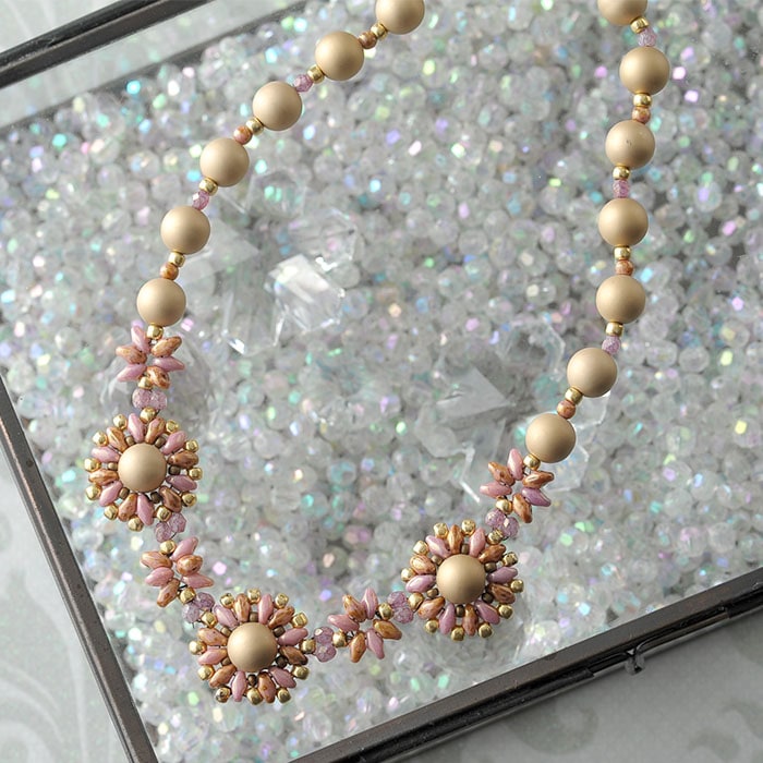 デイジーネックレス 【作家：菊島美奈子（angelica）】 | アイテムで