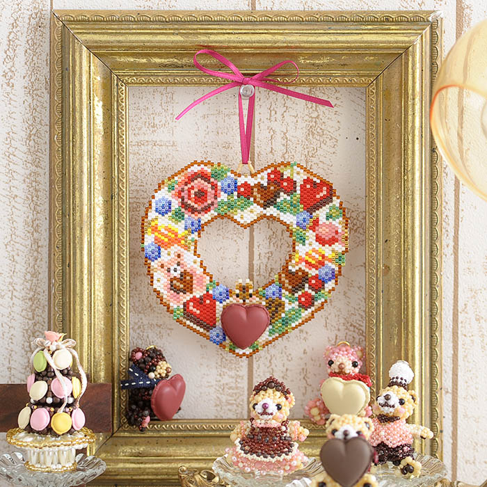 ステッチリース～Sweet Present～ 【ビーズマニア】 | アイテム