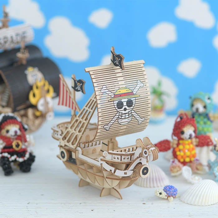 立体パズル 木製 ki-gu-mi ワンピース ゴーイング・メリー号 | すべて