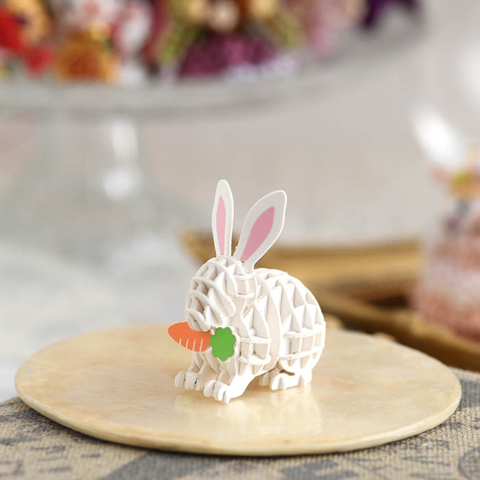 立体パズル 工作 キット si-gu-mi PLUS ウサギ | すべての商品