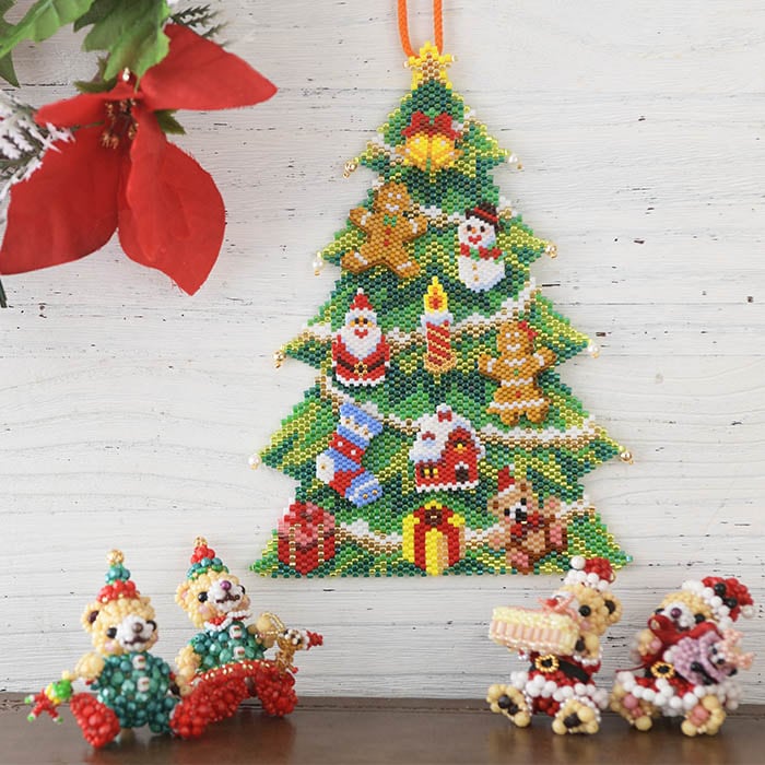 ステッチタペストリー～クリスマスツリー～ 【ビーズマニア