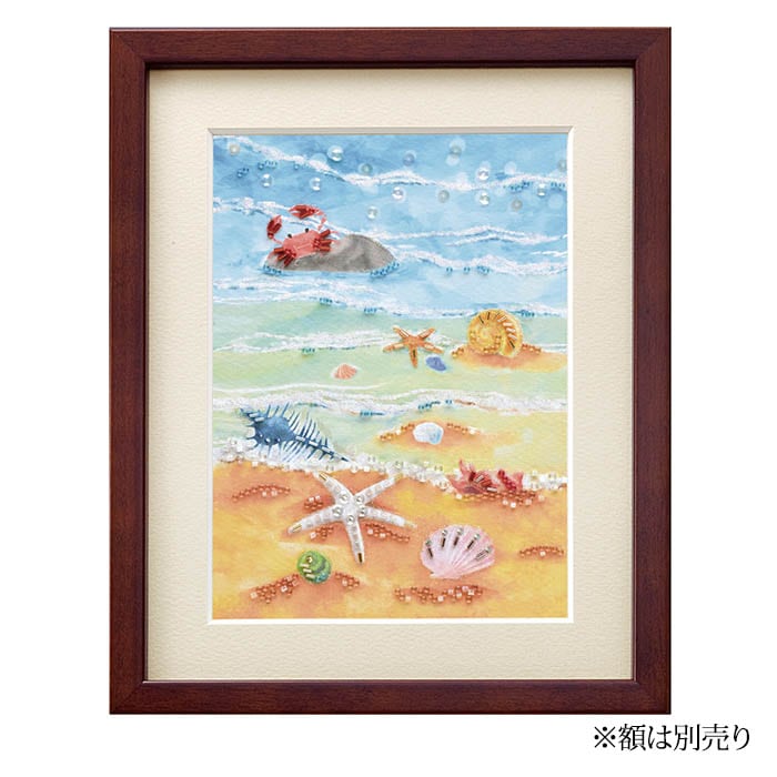 ビーズファクトリー ～Beads Decor～海からの贈り物（7月） ※額は