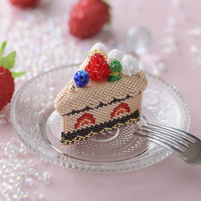ステッチボックス～チョコケーキ～ 【ビーズマニア】 | アイテムで探す