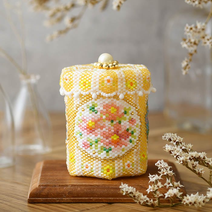 ☆9/10 再入荷☆ ステッチボックス～Autumn flowers～ 【ビーズマニア