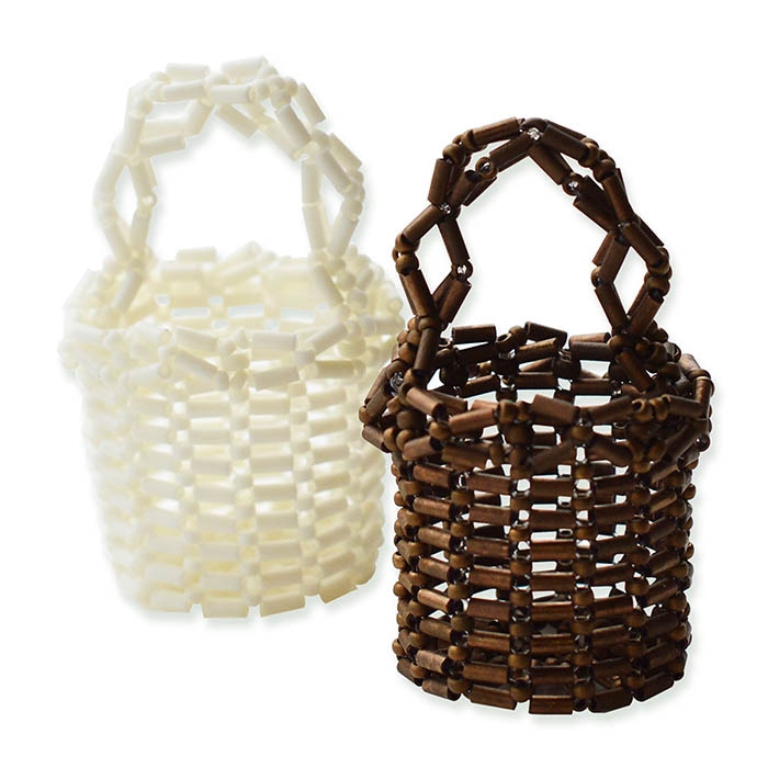 ビーズかごリース ビーズかごリース