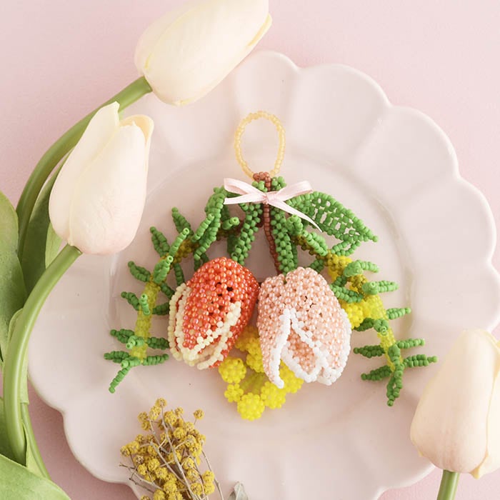 ビーズスワッグ～3月・チューリップ～ 【ビーズマニア】 | アイテムで