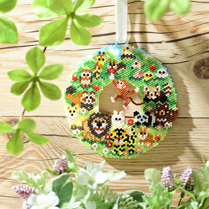 ステッチリース～森の動物園～ 【ビーズマニア】 | アイテムで探す