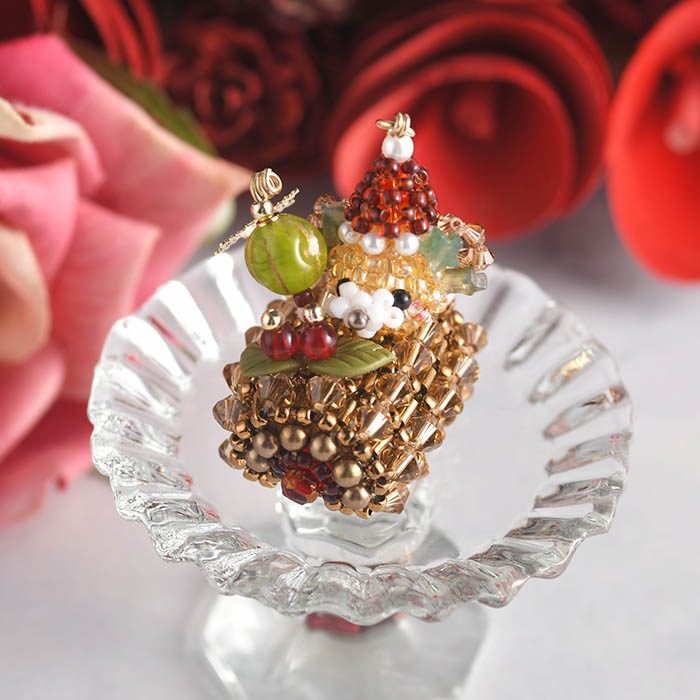 ☆12/16 再入荷☆ くまさん☆ケーキ～ブッシュドノエル～ 【作家