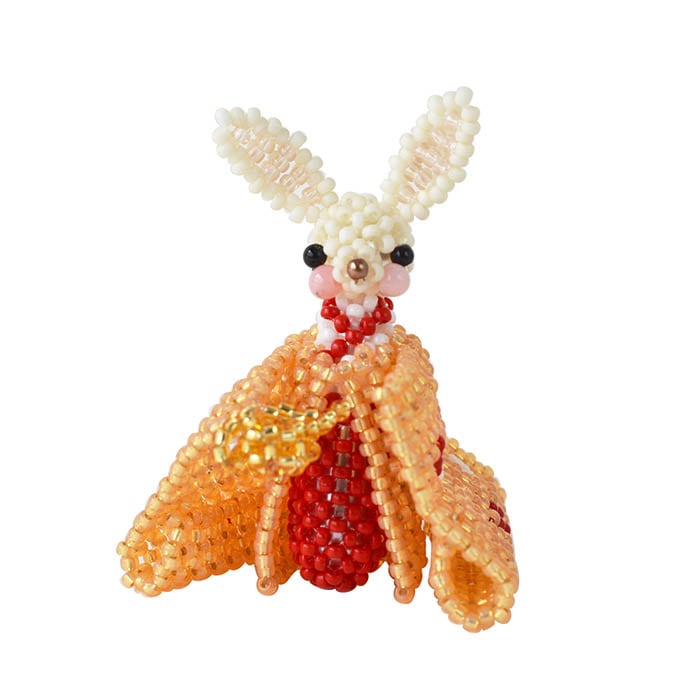 ビーズファクトリー 交差編みで作る ひな飾りキット 三人官女