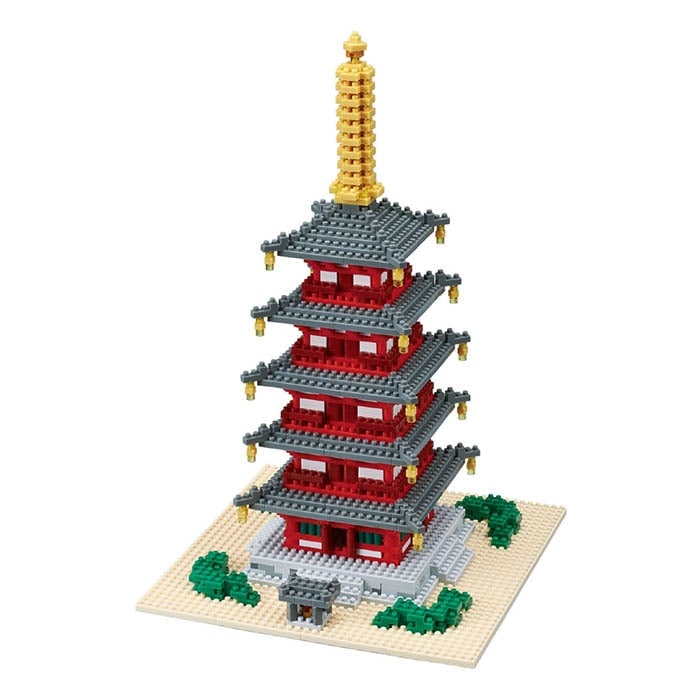 ナノブロック 五重塔 デラックスエディション NB-031 | すべての
