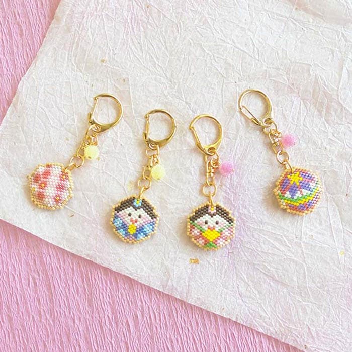 ホビックス アイシングクッキー風ひな祭りキーホルダー | アイテムで