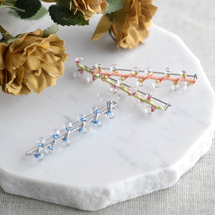 ネジバナのブローチ 【作家：クリエシックセレクト】 | アイテムで探す