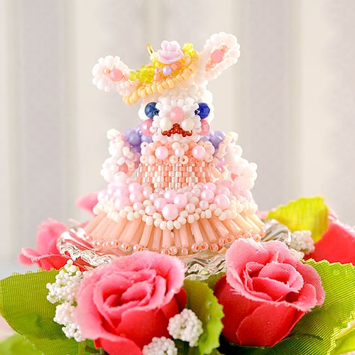 7 再入荷 子うさぎ コルセットワンピース ビーズマニア アイテムで探す モチーフキット 動物 生き物 うさぎ Beadsmania