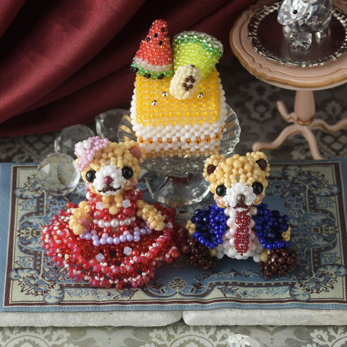 プレミアム☆テディベア～カクテルパーティー～ 【ビーズマニア