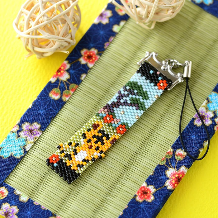 とら 和風ストラップ 作家 本間久美子 アトリエange アイテムで探す チャーム ストラップ 動物 生き物 その他 Beadsmania