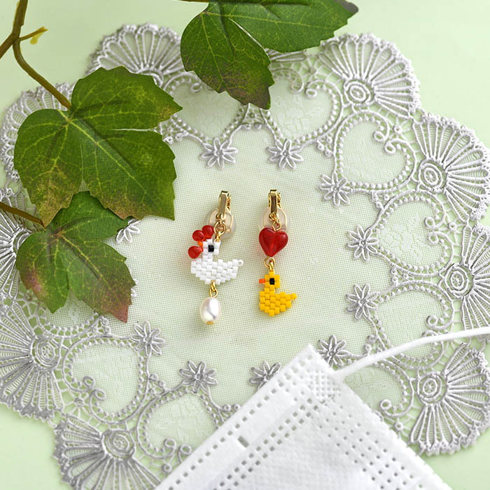 Piyo��Cocco mask clip  �ں�ȡ����ΤϤ�ߤ��Little��B��.�ˡ�