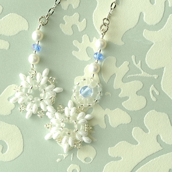 �ץ��֡����ͥå��쥹��Summer Sophia���ʥۥ磻�ȡ� c-18009 �ں�ȡ�Miki Kanai��Beads mode C'est la vie�ˡ�