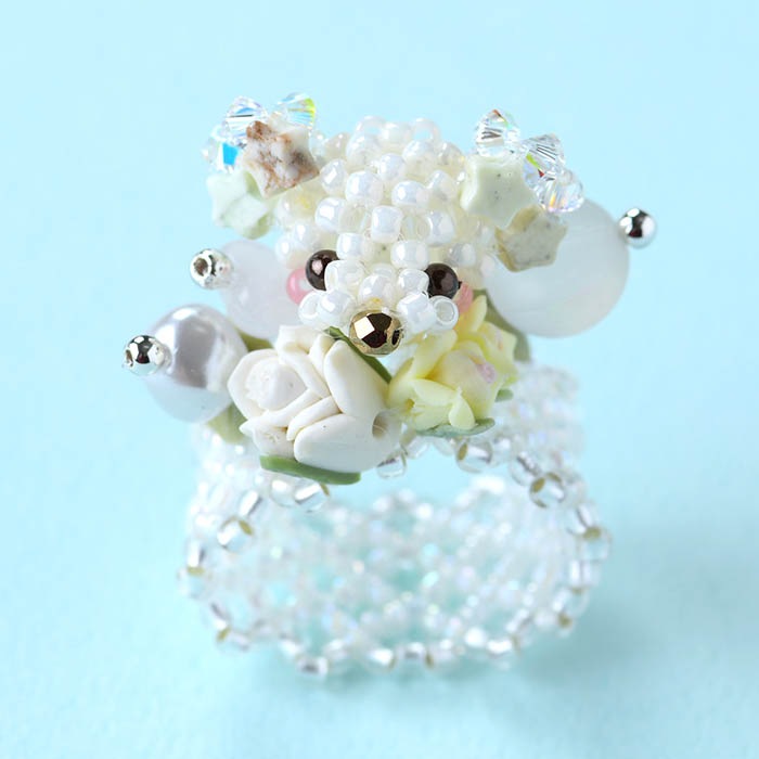 ϥåԡBearʥۥ磻ȡ󥰥ԥդ  ںȡLovelyդ