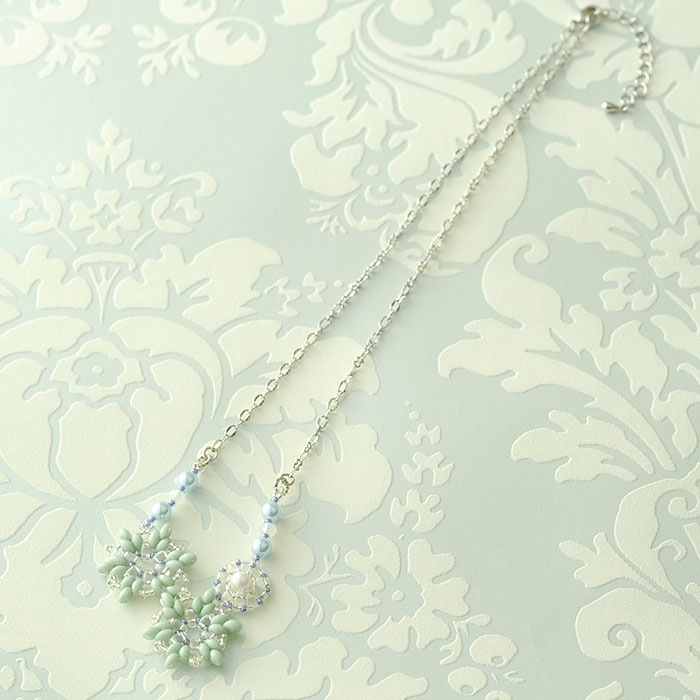 �ץ��֡����ͥå��쥹��Summer Sophia���ʥ��꡼��� c-18008 �ں�ȡ�Miki Kanai��Beads mode C'est la vie�ˡ�