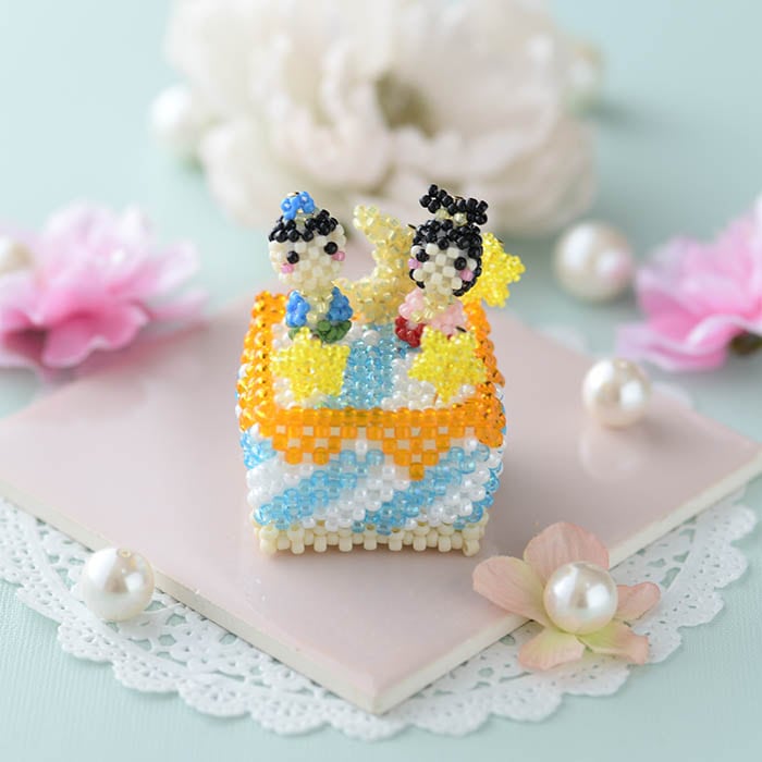 ビーズで編みぐるみ・カットケーキ～No4. 七夕～ 【ビーズマニア