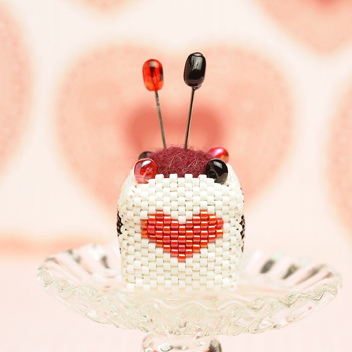 Square pincushion ��Trump��  �ں�ȡ����ΤϤ�ߤ��Little��B��.�ˡ�